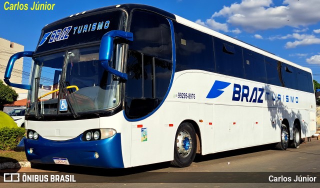 Braz Transportes 3066 na cidade de Trindade, Goiás, Brasil, por Carlos Júnior. Número da foto: #12244485.