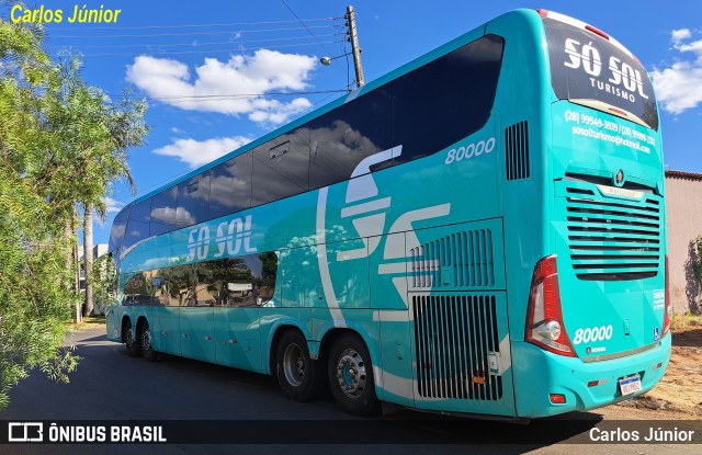 Só Sol Turismo 80000 na cidade de Trindade, Goiás, Brasil, por Carlos Júnior. Número da foto: #12244498.