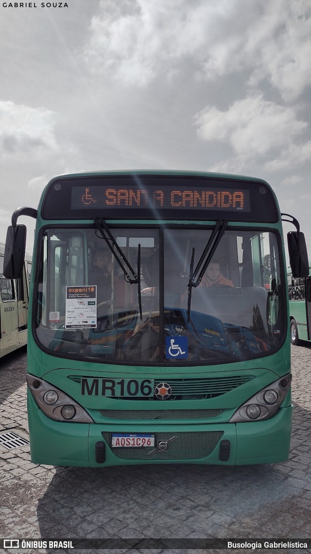 Auto Viação Mercês MR106 na cidade de Curitiba, Paraná, Brasil, por Busologia Gabrielística. Número da foto: #12244707.