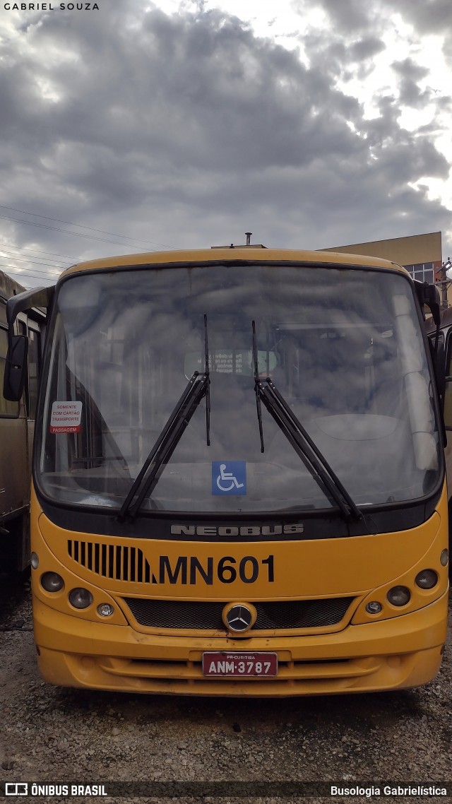 Auto Viação Mercês MN601 na cidade de Curitiba, Paraná, Brasil, por Busologia Gabrielística. Número da foto: #12244821.
