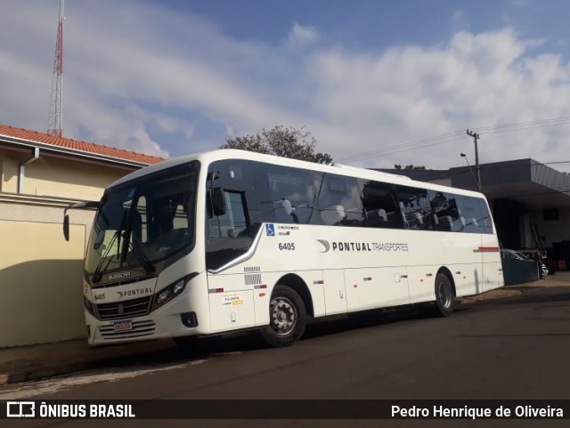 Pontual Sul Transporte e Turismo 6405 na cidade de Botucatu, São Paulo, Brasil, por Pedro Henrique de Oliveira. Número da foto: #12243657.