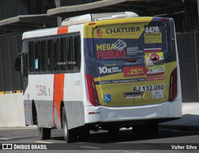 Evanil Transportes e Turismo RJ 132.080 na cidade de Rio de Janeiro, Rio de Janeiro, Brasil, por Valter Silva. Número da foto: #12243656.