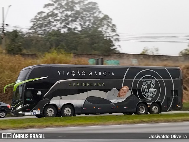 Viação Garcia 86008 na cidade de Embu das Artes, São Paulo, Brasil, por Josivaldo Oliveira. Número da foto: #12244668.