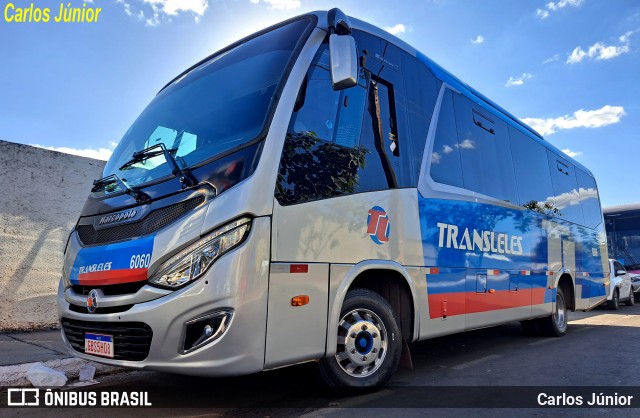 Transleles Transporte e Turismo 6060 na cidade de Trindade, Goiás, Brasil, por Carlos Júnior. Número da foto: #12244242.