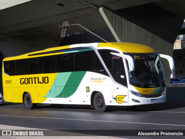 Empresa Gontijo de Transportes 7120 na cidade de Belo Horizonte, Minas Gerais, Brasil, por Alexandre Promenzio. Número da foto: #12244150.