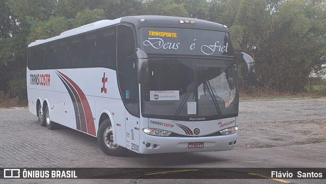 TransCosta Turismo 2500 na cidade de Cruz das Almas, Bahia, Brasil, por Flávio  Santos. Número da foto: #12243717.
