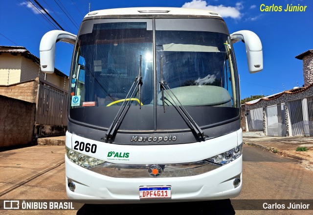 D'Alis Turismo e Fretamento 2060 na cidade de Trindade, Goiás, Brasil, por Carlos Júnior. Número da foto: #12245010.