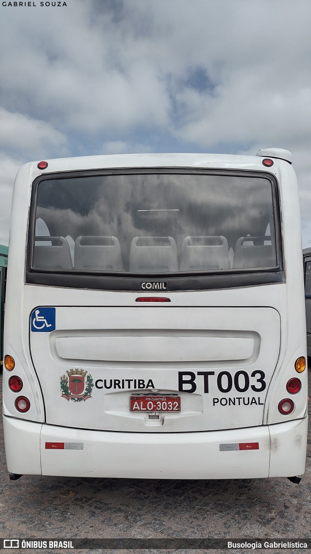 Transporte Coletivo Glória BT003 na cidade de Curitiba, Paraná, Brasil, por Busologia Gabrielística. Número da foto: #12244684.