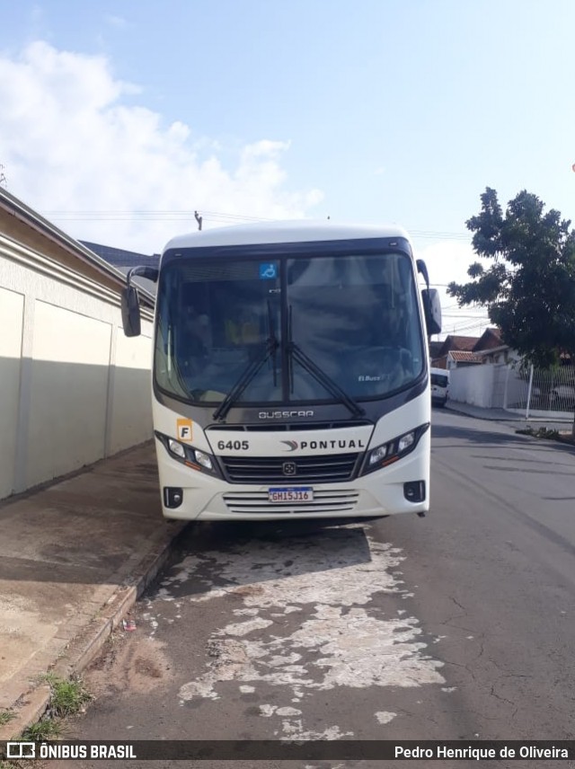 Pontual Sul Transporte e Turismo 6405 na cidade de Botucatu, São Paulo, Brasil, por Pedro Henrique de Oliveira. Número da foto: #12243659.