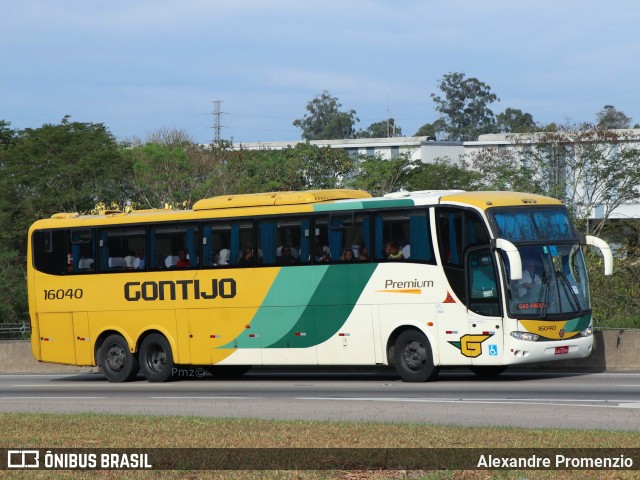 Empresa Gontijo de Transportes 16040 na cidade de São José dos Campos, São Paulo, Brasil, por Alexandre Promenzio. Número da foto: #12244301.