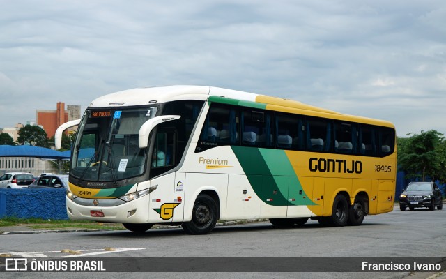 Empresa Gontijo de Transportes 18495 na cidade de São Paulo, São Paulo, Brasil, por Francisco Ivano. Número da foto: #12245084.