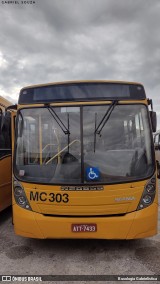 Auto Viação Mercês MC303 na cidade de Curitiba, Paraná, Brasil, por Busologia Gabrielística. Número da foto: #12244979.