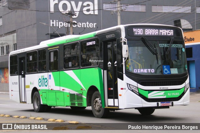 Viação Elite RJ 176.053 na cidade de Volta Redonda, Rio de Janeiro, Brasil, por Paulo Henrique Pereira Borges. Número da foto: #12246117.