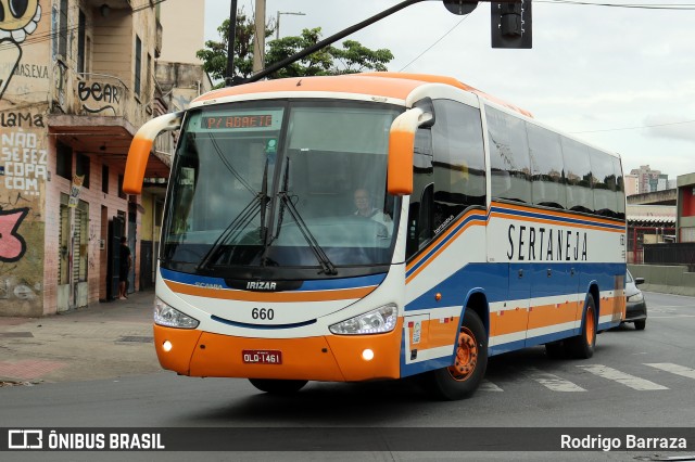 Viação Sertaneja 660 na cidade de Belo Horizonte, Minas Gerais, Brasil, por Rodrigo Barraza. Número da foto: #12246896.
