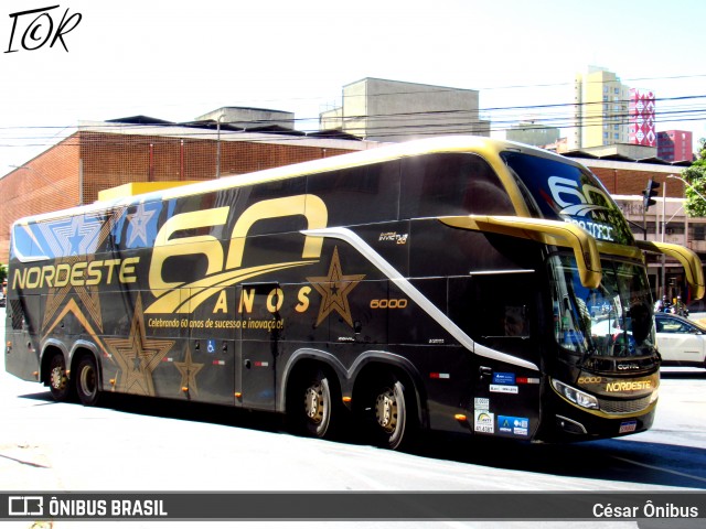 Expresso Nordeste 6000 na cidade de Belo Horizonte, Minas Gerais, Brasil, por César Ônibus. Número da foto: #12246282.