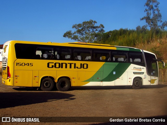 Empresa Gontijo de Transportes 15045 na cidade de Ouro Preto, Minas Gerais, Brasil, por Gerdan Gabriel Bretas Corrêa. Número da foto: #12246972.