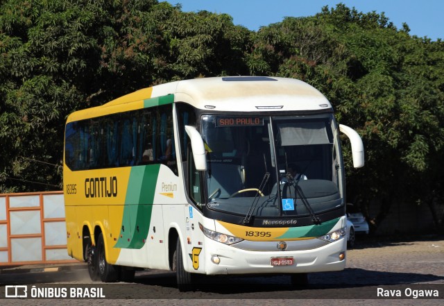 Empresa Gontijo de Transportes 18395 na cidade de Vitória da Conquista, Bahia, Brasil, por Rava Ogawa. Número da foto: #12245988.
