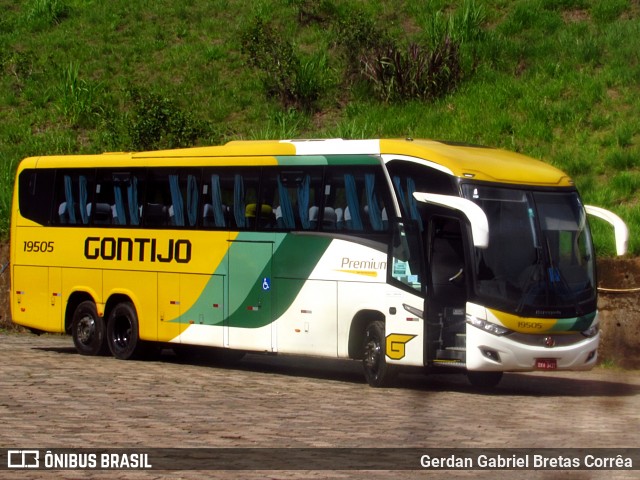 Empresa Gontijo de Transportes 19505 na cidade de Ouro Preto, Minas Gerais, Brasil, por Gerdan Gabriel Bretas Corrêa. Número da foto: #12247005.