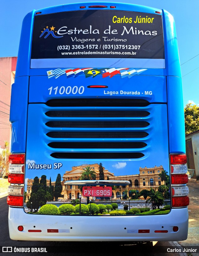 Estrela de Minas Viagens e Turismo 110000 na cidade de Trindade, Goiás, Brasil, por Carlos Júnior. Número da foto: #12246887.