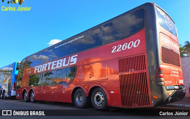 ForteBus Turismo 22600 na cidade de Trindade, Goiás, Brasil, por Carlos Júnior. Número da foto: #12246327.