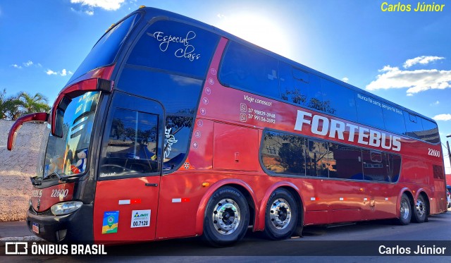ForteBus Turismo 22600 na cidade de Trindade, Goiás, Brasil, por Carlos Júnior. Número da foto: #12246357.