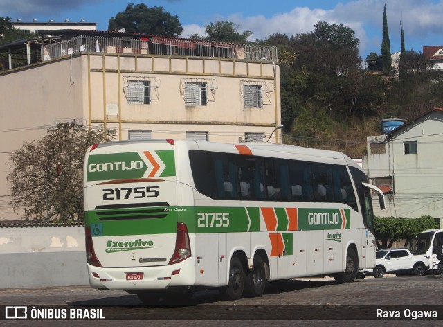 Empresa Gontijo de Transportes 21755 na cidade de Teófilo Otoni, Minas Gerais, Brasil, por Rava Ogawa. Número da foto: #12246013.