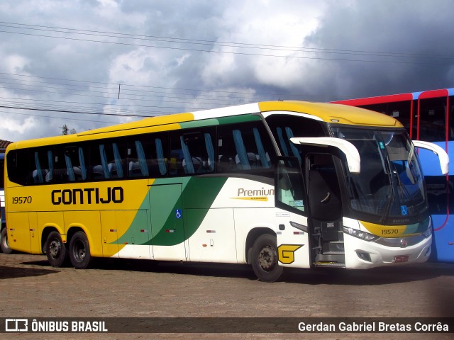 Empresa Gontijo de Transportes 19570 na cidade de Ouro Preto, Minas Gerais, Brasil, por Gerdan Gabriel Bretas Corrêa. Número da foto: #12247004.