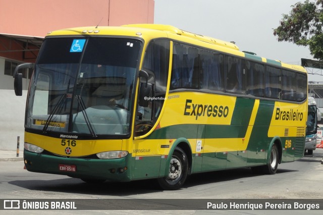Expresso Brasileiro 516 na cidade de Rio de Janeiro, Rio de Janeiro, Brasil, por Paulo Henrique Pereira Borges. Número da foto: #12246113.