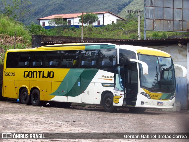 Empresa Gontijo de Transportes 15080 na cidade de Ouro Preto, Minas Gerais, Brasil, por Gerdan Gabriel Bretas Corrêa. Número da foto: #12246976.