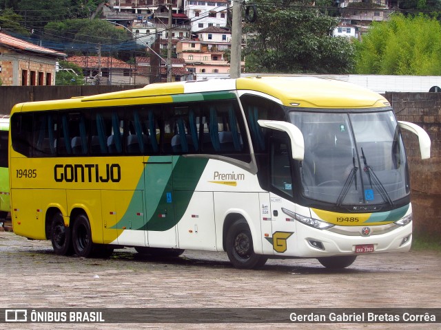 Empresa Gontijo de Transportes 19485 na cidade de Ouro Preto, Minas Gerais, Brasil, por Gerdan Gabriel Bretas Corrêa. Número da foto: #12247008.