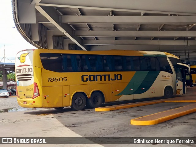 Empresa Gontijo de Transportes 18605 na cidade de Resende, Rio de Janeiro, Brasil, por Edinilson Henrique Ferreira. Número da foto: #12245731.
