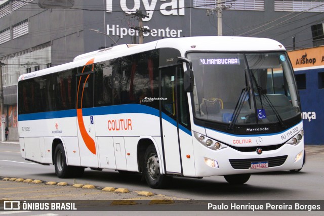 Colitur Transportes Rodoviários RJ 116.052 na cidade de Volta Redonda, Rio de Janeiro, Brasil, por Paulo Henrique Pereira Borges. Número da foto: #12246116.