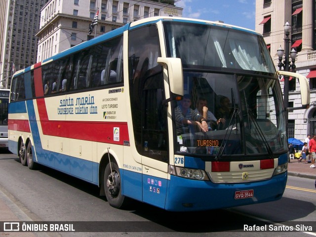 Transporte Coletivo Santa Maria 276 na cidade de São Paulo, São Paulo, Brasil, por Rafael Santos Silva. Número da foto: #12246585.