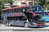 Transportes Única Petrópolis RJ 163.008 na cidade de Petrópolis, Rio de Janeiro, Brasil, por Ricardo Barboza da Silva Júnior. Número da foto: #12246634.