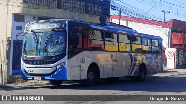 Viação Cidade de Caieiras 00448 na cidade de Franco da Rocha, São Paulo, Brasil, por Thiago de Souza. Número da foto: #12248160.