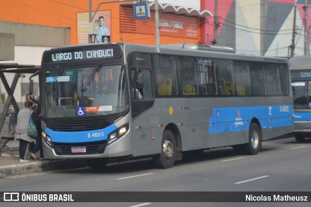 Viação Paratodos > São Jorge > Metropolitana São Paulo > Mobibrasil 6 4605 na cidade de São Paulo, São Paulo, Brasil, por Nicolas Matheusz. Número da foto: #12247550.