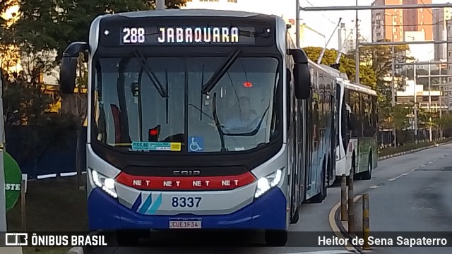 Next Mobilidade - ABC Sistema de Transporte 8337 na cidade de São Bernardo do Campo, São Paulo, Brasil, por Heitor de Sena Sapaterro. Número da foto: #12248123.