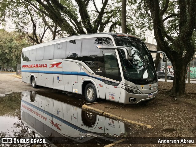 Viação Piracicabana 7114 na cidade de São Paulo, São Paulo, Brasil, por Anderson Abreu. Número da foto: #12248920.