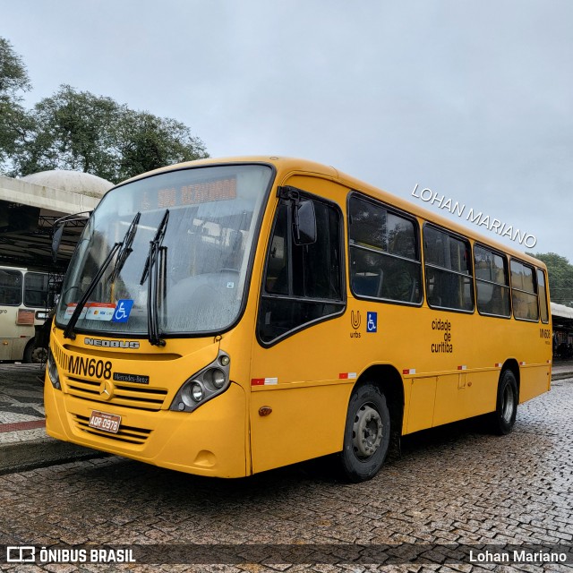 Auto Viação Mercês MN608 na cidade de Curitiba, Paraná, Brasil, por Lohan Mariano. Número da foto: #12247744.