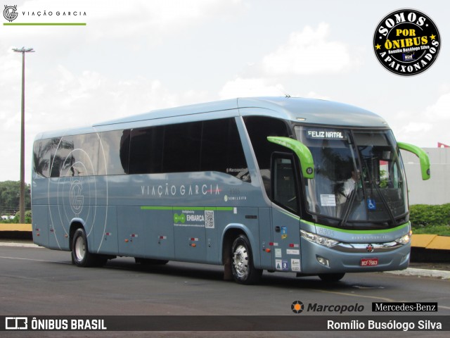 Viação Garcia 8305 na cidade de Rolândia, Paraná, Brasil, por Romílio Busólogo Silva . Número da foto: #12248912.