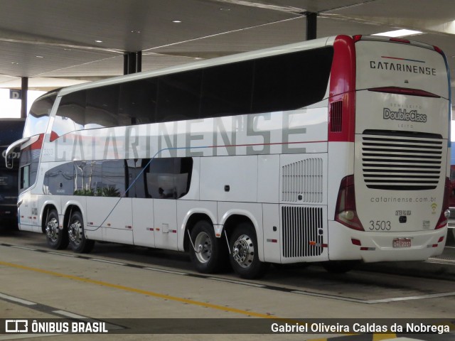 Auto Viação Catarinense 3503 na cidade de São Bernardo do Campo, São Paulo, Brasil, por Gabriel Oliveira Caldas da Nobrega. Número da foto: #12247551.