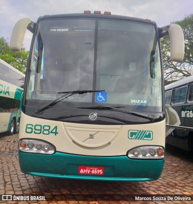 Viação Garcia 6984 na cidade de Londrina, Paraná, Brasil, por Marcos Souza De Oliveira. Número da foto: #12249056.