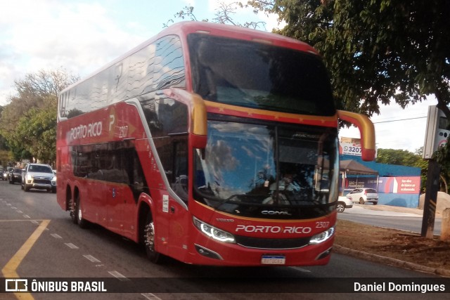 Auto Viação Porto Rico 2307 na cidade de Goiânia, Goiás, Brasil, por Daniel Domingues. Número da foto: #12247956.