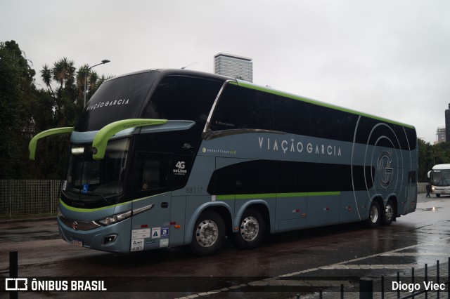 Viação Garcia 88117 na cidade de Curitiba, Paraná, Brasil, por Diogo Viec. Número da foto: #12249430.