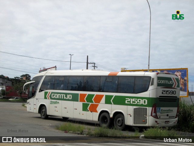 Empresa Gontijo de Transportes 21590 na cidade de Aracaju, Sergipe, Brasil, por Urban Matos. Número da foto: #12248670.