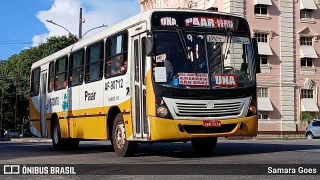 Viação Forte AF-90712 na cidade de Belém, Pará, Brasil, por Samara Goes. Número da foto: #12247810.