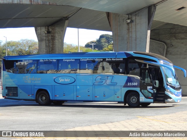 Viação São Luiz 25500 na cidade de Belo Horizonte, Minas Gerais, Brasil, por Adão Raimundo Marcelino. Número da foto: #12252584.
