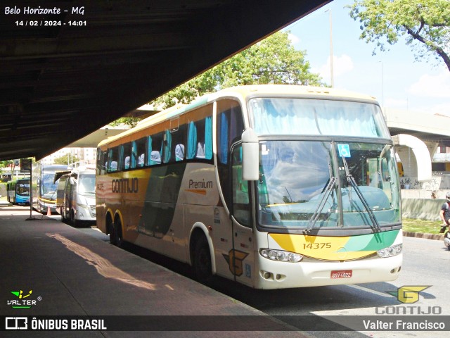 Empresa Gontijo de Transportes 14375 na cidade de Belo Horizonte, Minas Gerais, Brasil, por Valter Francisco. Número da foto: #12252191.