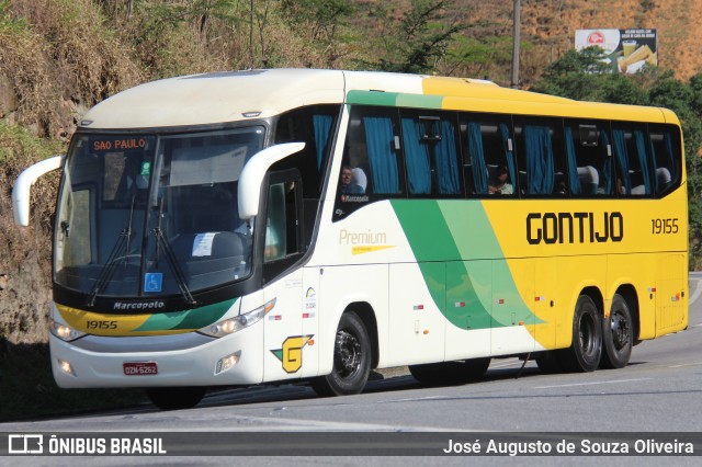 Empresa Gontijo de Transportes 19155 na cidade de Piraí, Rio de Janeiro, Brasil, por José Augusto de Souza Oliveira. Número da foto: #12252298.