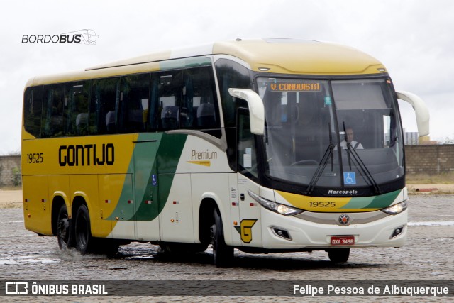 Empresa Gontijo de Transportes 19525 na cidade de Vitória da Conquista, Bahia, Brasil, por Felipe Pessoa de Albuquerque. Número da foto: #12251674.